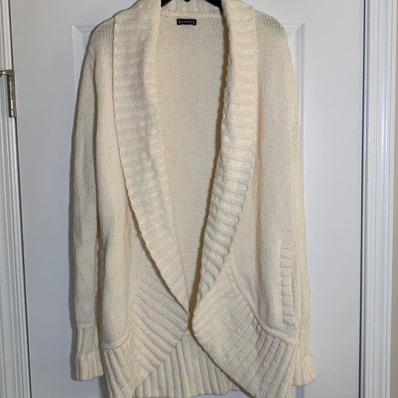 Express Sweaters - Express chunky open cardigan size large